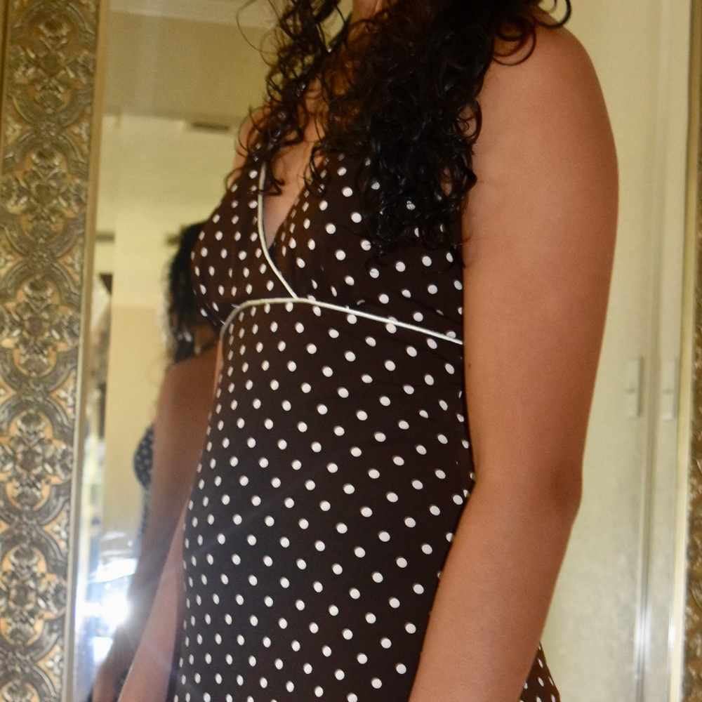 Polka Dot Halter Dress